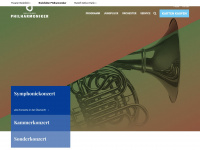 bielefelder-philharmoniker.de Webseite Vorschau