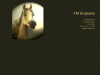 fm-arabians.de Webseite Vorschau