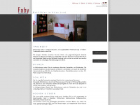 faby.de Webseite Vorschau