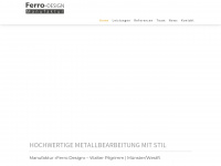 ferro-design.com Webseite Vorschau