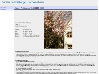 familieschmidberger.de Webseite Vorschau