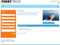 ferrytruck.de Webseite Vorschau