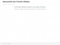familiewilleke.de Webseite Vorschau