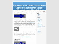 flachkanal.eu Webseite Vorschau