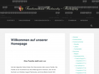 flachowsky-familienverband.de Webseite Vorschau