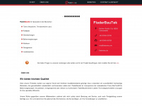 fladerbau.de Webseite Vorschau