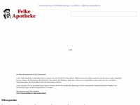 felke-apotheke.de Webseite Vorschau