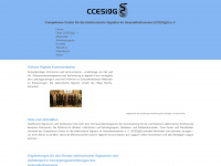 ccesigg.de Webseite Vorschau