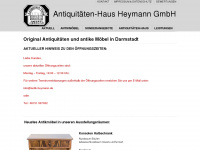 antik-heymann.de Webseite Vorschau