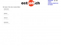 ostjob.ch Webseite Vorschau