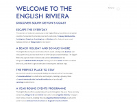 englishriviera.co.uk Webseite Vorschau