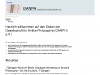 ganph.de Webseite Vorschau