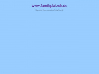 familyplatzek.de Webseite Vorschau