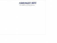 foehringer-hoefe.de Webseite Vorschau