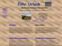 foehrurlaub.com Webseite Vorschau