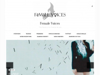 femalevoices.de Webseite Vorschau