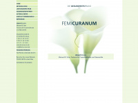 femicuranum.com Webseite Vorschau