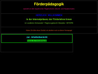foerder-paedagogik.de Webseite Vorschau
