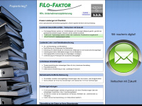 filo-faktor.de Webseite Vorschau