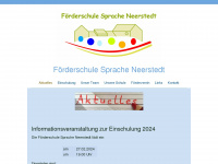 foerderschule-sprache-neerstedt.de Webseite Vorschau