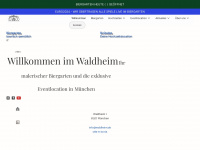 waldheim.de Webseite Vorschau