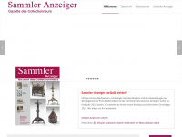 sammler-anzeiger.ch Webseite Vorschau