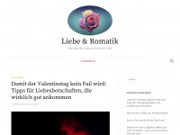 liebeundromantik.de Webseite Vorschau