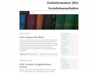fachinformation.wordpress.com Webseite Vorschau