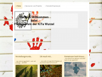 foerderverein-kita-wurzel.de Webseite Vorschau
