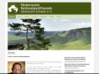 foerderverein-saechsische-schweiz.de Webseite Vorschau