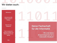 fachschaft-info.de Webseite Vorschau