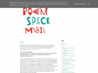 poem-space-mobil.blogspot.com Webseite Vorschau