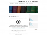 fachschaft09.wordpress.com Webseite Vorschau