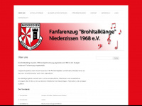 fanfarenzug-niederzissen.de Webseite Vorschau