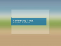 fanfarenzug-tilleda.de Webseite Vorschau