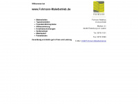 fohmann-malerbetrieb.de Webseite Vorschau