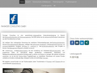 faninger-consulting.de Webseite Vorschau