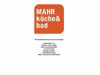 mahr-kueche-bad.de Webseite Vorschau