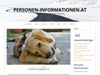 personen-informationen.at Webseite Vorschau