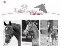 trakehnerhof-mirbach.de Webseite Vorschau