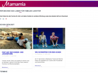mamamia-online.de Webseite Vorschau
