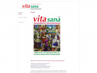 vita-sana.ch Webseite Vorschau