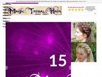 magic-tribal-hair.com Webseite Vorschau
