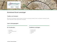 fensterbau-lamminger.de Webseite Vorschau