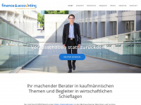 finance-and-accounting.de Webseite Vorschau