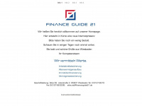 finance-guide21.de Webseite Vorschau
