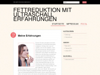 fettreduktion.wordpress.com Webseite Vorschau