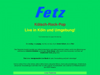 fetz-musik.de Webseite Vorschau
