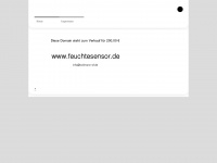 feuchtesensor.de Webseite Vorschau