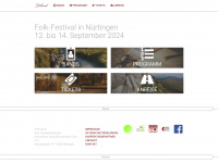 folkival.de Webseite Vorschau